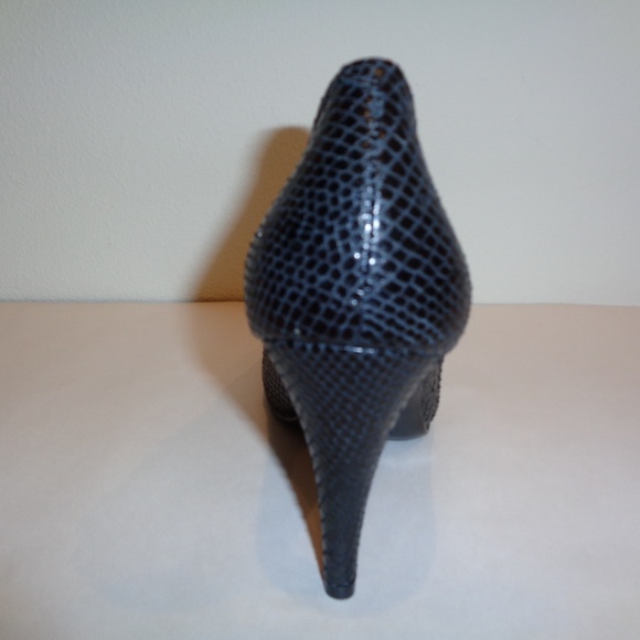 Pour La Victoire Size 6.5 M Black Leather Heels - Picture 4 of 8